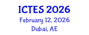 International Conference on Teaching and Education Sciences (ICTES) February 12, 2026 - Dubai, United Arab Emirates