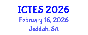 International Conference on Teaching and Education Sciences (ICTES) February 16, 2026 - Jeddah, Saudi Arabia International Conference on Teaching and Education Sciences (ICTES) February 16, 2026 - Jeddah, Saudi Arabia