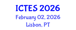 International Conference on Teaching and Education Sciences (ICTES) February 02, 2026 - Lisbon, Portugal International Conference on Teaching and Education Sciences (ICTES) February 02, 2026 - Lisbon, Portugal