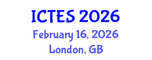 International Conference on Teaching and Education Sciences (ICTES) February 16, 2026 - London, United Kingdom International Conference on Teaching and Education Sciences (ICTES) February 16, 2026 - London, United Kingdom