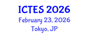 International Conference on Teaching and Education Sciences (ICTES) February 23, 2026 - Tokyo, Japan International Conference on Teaching and Education Sciences (ICTES) February 23, 2026 - Tokyo, Japan