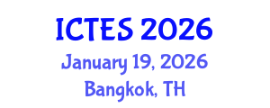 International Conference on Teaching and Education Sciences (ICTES) January 19, 2026 - Bangkok, Thailand International Conference on Teaching and Education Sciences (ICTES) January 19, 2026 - Bangkok, Thailand