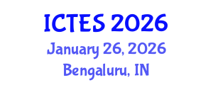 International Conference on Teaching and Education Sciences (ICTES) January 26, 2026 - Bengaluru, India International Conference on Teaching and Education Sciences (ICTES) January 26, 2026 - Bengaluru, India