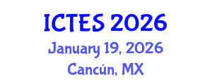 International Conference on Teaching and Education Sciences (ICTES) January 19, 2026 - Cancún, Mexico International Conference on Teaching and Education Sciences (ICTES) January 19, 2026 - Cancún, Mexico