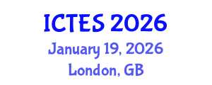 International Conference on Teaching and Education Sciences (ICTES) January 19, 2026 - London, United Kingdom International Conference on Teaching and Education Sciences (ICTES) January 19, 2026 - London, United Kingdom