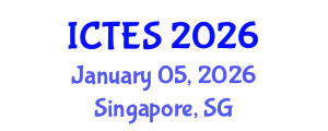 International Conference on Teaching and Education Sciences (ICTES) January 05, 2026 - Singapore, Singapore International Conference on Teaching and Education Sciences (ICTES) January 05, 2026 - Singapore, Singapore