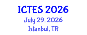 International Conference on Teaching and Education Sciences (ICTES) July 29, 2026 - Istanbul, Turkey International Conference on Teaching and Education Sciences (ICTES) July 29, 2026 - Istanbul, Turkey