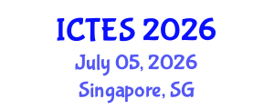 International Conference on Teaching and Education Sciences (ICTES) July 05, 2026 - Singapore, Singapore International Conference on Teaching and Education Sciences (ICTES) July 05, 2026 - Singapore, Singapore
