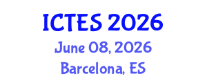 International Conference on Teaching and Education Sciences (ICTES) June 08, 2026 - Barcelona, Spain International Conference on Teaching and Education Sciences (ICTES) June 08, 2026 - Barcelona, Spain