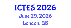 International Conference on Teaching and Education Sciences (ICTES) June 29, 2026 - London, United Kingdom