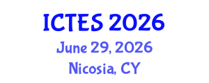 International Conference on Teaching and Education Sciences (ICTES) June 29, 2026 - Nicosia, Cyprus International Conference on Teaching and Education Sciences (ICTES) June 29, 2026 - Nicosia, Cyprus
