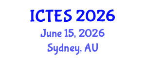 International Conference on Teaching and Education Sciences (ICTES) June 15, 2026 - Sydney, Australia International Conference on Teaching and Education Sciences (ICTES) June 15, 2026 - Sydney, Australia