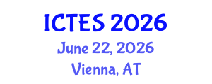 International Conference on Teaching and Education Sciences (ICTES) June 22, 2026 - Vienna, Austria International Conference on Teaching and Education Sciences (ICTES) June 22, 2026 - Vienna, Austria