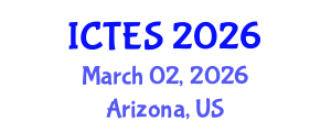 International Conference on Teaching and Education Sciences (ICTES) March 02, 2026 - Arizona, United States International Conference on Teaching and Education Sciences (ICTES) March 02, 2026 - Arizona, United States