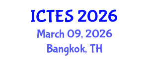 International Conference on Teaching and Education Sciences (ICTES) March 09, 2026 - Bangkok, Thailand International Conference on Teaching and Education Sciences (ICTES) March 09, 2026 - Bangkok, Thailand