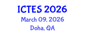 International Conference on Teaching and Education Sciences (ICTES) March 09, 2026 - Doha, Qatar International Conference on Teaching and Education Sciences (ICTES) March 09, 2026 - Doha, Qatar