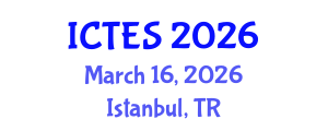 International Conference on Teaching and Education Sciences (ICTES) March 16, 2026 - Istanbul, Turkey International Conference on Teaching and Education Sciences (ICTES) March 16, 2026 - Istanbul, Turkey