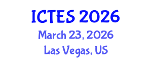 International Conference on Teaching and Education Sciences (ICTES) March 23, 2026 - Las Vegas, United States International Conference on Teaching and Education Sciences (ICTES) March 23, 2026 - Las Vegas, United States