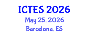 International Conference on Teaching and Education Sciences (ICTES) May 25, 2026 - Barcelona, Spain International Conference on Teaching and Education Sciences (ICTES) May 25, 2026 - Barcelona, Spain