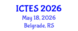 International Conference on Teaching and Education Sciences (ICTES) May 18, 2026 - Belgrade, Serbia International Conference on Teaching and Education Sciences (ICTES) May 18, 2026 - Belgrade, Serbia