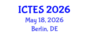 International Conference on Teaching and Education Sciences (ICTES) May 18, 2026 - Berlin, Germany International Conference on Teaching and Education Sciences (ICTES) May 18, 2026 - Berlin, Germany