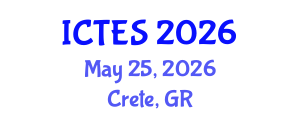 International Conference on Teaching and Education Sciences (ICTES) May 25, 2026 - Crete, Greece International Conference on Teaching and Education Sciences (ICTES) May 25, 2026 - Crete, Greece