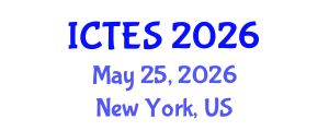 International Conference on Teaching and Education Sciences (ICTES) May 25, 2026 - New York, United States International Conference on Teaching and Education Sciences (ICTES) May 25, 2026 - New York, United States