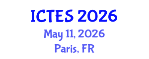 International Conference on Teaching and Education Sciences (ICTES) May 11, 2026 - Paris, France International Conference on Teaching and Education Sciences (ICTES) May 11, 2026 - Paris, France