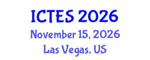 International Conference on Teaching and Education Sciences (ICTES) November 15, 2026 - Las Vegas, United States International Conference on Teaching and Education Sciences (ICTES) November 15, 2026 - Las Vegas, United States