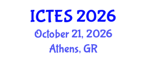 International Conference on Teaching and Education Sciences (ICTES) October 21, 2026 - Athens, Greece International Conference on Teaching and Education Sciences (ICTES) October 21, 2026 - Athens, Greece