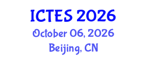 International Conference on Teaching and Education Sciences (ICTES) October 06, 2026 - Beijing, China International Conference on Teaching and Education Sciences (ICTES) October 06, 2026 - Beijing, China