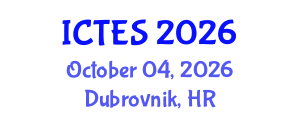 International Conference on Teaching and Education Sciences (ICTES) October 04, 2026 - Dubrovnik, Croatia International Conference on Teaching and Education Sciences (ICTES) October 04, 2026 - Dubrovnik, Croatia
