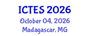 International Conference on Teaching and Education Sciences (ICTES) October 04, 2026 - Madagascar, Madagascar International Conference on Teaching and Education Sciences (ICTES) October 04, 2026 - Madagascar, Madagascar