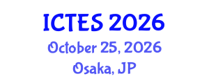 International Conference on Teaching and Education Sciences (ICTES) October 25, 2026 - Osaka, Japan International Conference on Teaching and Education Sciences (ICTES) October 25, 2026 - Osaka, Japan