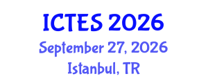 International Conference on Teaching and Education Sciences (ICTES) September 27, 2026 - Istanbul, Turkey International Conference on Teaching and Education Sciences (ICTES) September 27, 2026 - Istanbul, Turkey