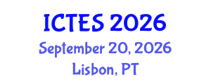 International Conference on Teaching and Education Sciences (ICTES) September 20, 2026 - Lisbon, Portugal International Conference on Teaching and Education Sciences (ICTES) September 20, 2026 - Lisbon, Portugal