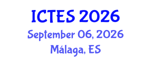 International Conference on Teaching and Education Sciences (ICTES) September 06, 2026 - Málaga, Spain International Conference on Teaching and Education Sciences (ICTES) September 06, 2026 - Málaga, Spain