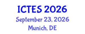 International Conference on Teaching and Education Sciences (ICTES) September 23, 2026 - Munich, Germany International Conference on Teaching and Education Sciences (ICTES) September 23, 2026 - Munich, Germany