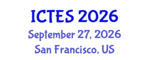International Conference on Teaching and Education Sciences (ICTES) September 27, 2026 - San Francisco, United States International Conference on Teaching and Education Sciences (ICTES) September 27, 2026 - San Francisco, United States