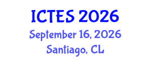International Conference on Teaching and Education Sciences (ICTES) September 16, 2026 - Santiago, Chile International Conference on Teaching and Education Sciences (ICTES) September 16, 2026 - Santiago, Chile