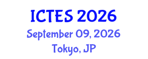 International Conference on Teaching and Education Sciences (ICTES) September 09, 2026 - Tokyo, Japan International Conference on Teaching and Education Sciences (ICTES) September 09, 2026 - Tokyo, Japan