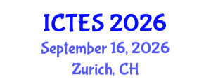 International Conference on Teaching and Education Sciences (ICTES) September 16, 2026 - Zurich, Switzerland International Conference on Teaching and Education Sciences (ICTES) September 16, 2026 - Zurich, Switzerland