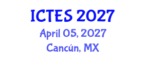 International Conference on Teaching and Education Sciences (ICTES) April 05, 2027 - Cancún, Mexico International Conference on Teaching and Education Sciences (ICTES) April 05, 2027 - Cancún, Mexico
