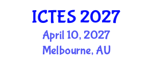 International Conference on Teaching and Education Sciences (ICTES) April 10, 2027 - Melbourne, Australia International Conference on Teaching and Education Sciences (ICTES) April 10, 2027 - Melbourne, Australia