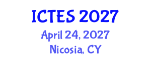 International Conference on Teaching and Education Sciences (ICTES) April 24, 2027 - Nicosia, Cyprus International Conference on Teaching and Education Sciences (ICTES) April 24, 2027 - Nicosia, Cyprus