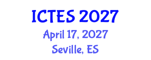 International Conference on Teaching and Education Sciences (ICTES) April 17, 2027 - Seville, Spain International Conference on Teaching and Education Sciences (ICTES) April 17, 2027 - Seville, Spain