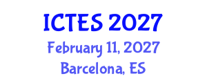International Conference on Teaching and Education Sciences (ICTES) February 11, 2027 - Barcelona, Spain International Conference on Teaching and Education Sciences (ICTES) February 11, 2027 - Barcelona, Spain