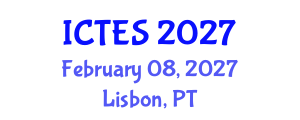 International Conference on Teaching and Education Sciences (ICTES) February 08, 2027 - Lisbon, Portugal International Conference on Teaching and Education Sciences (ICTES) February 08, 2027 - Lisbon, Portugal