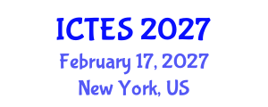 International Conference on Teaching and Education Sciences (ICTES) February 17, 2027 - New York, United States International Conference on Teaching and Education Sciences (ICTES) February 17, 2027 - New York, United States