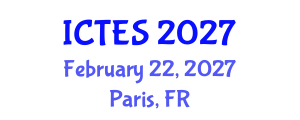 International Conference on Teaching and Education Sciences (ICTES) February 22, 2027 - Paris, France International Conference on Teaching and Education Sciences (ICTES) February 22, 2027 - Paris, France
